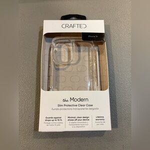 NIB Slim Clear Protective iPhone 16 Plastic Case Camera Lens Cover